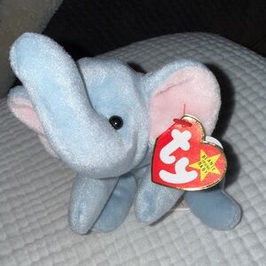TY Beanie Babies | Peanut | 1995 Tag Errors, Mint, Retired (Original)